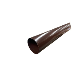 Tubo Pluviale "PLUVIA" in polimglass marrone con Manicotto