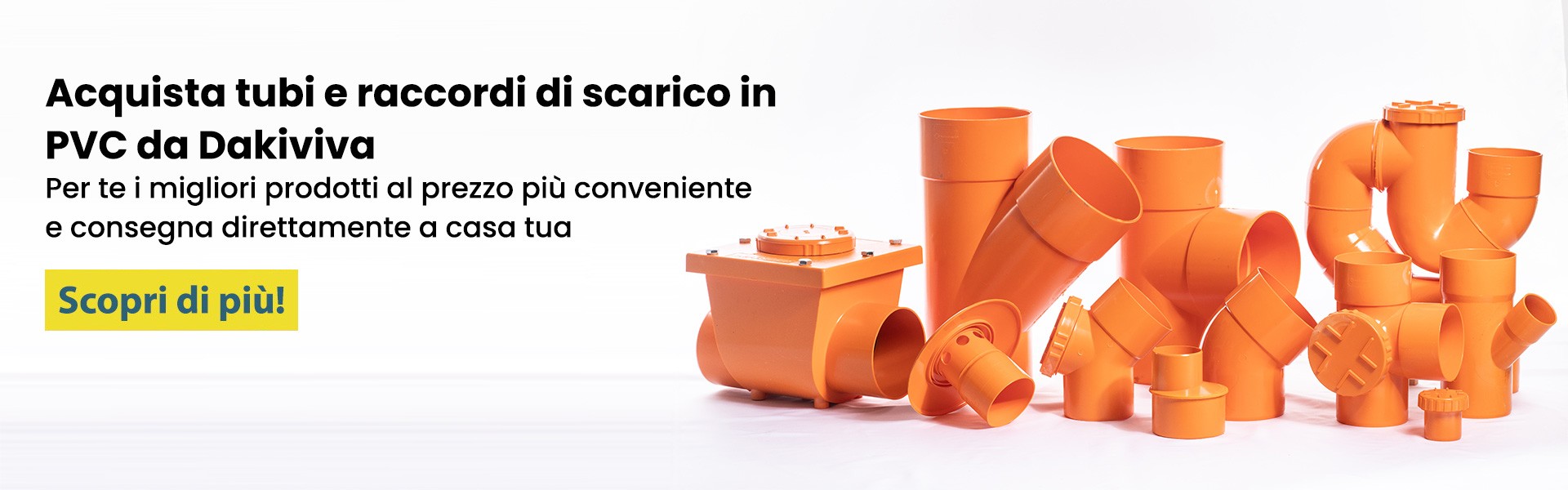 Tubi e raccordi di scarico in PVC
